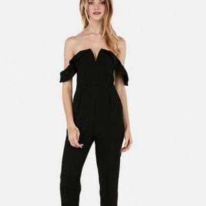 Express Off the Shoulder Jump Suit